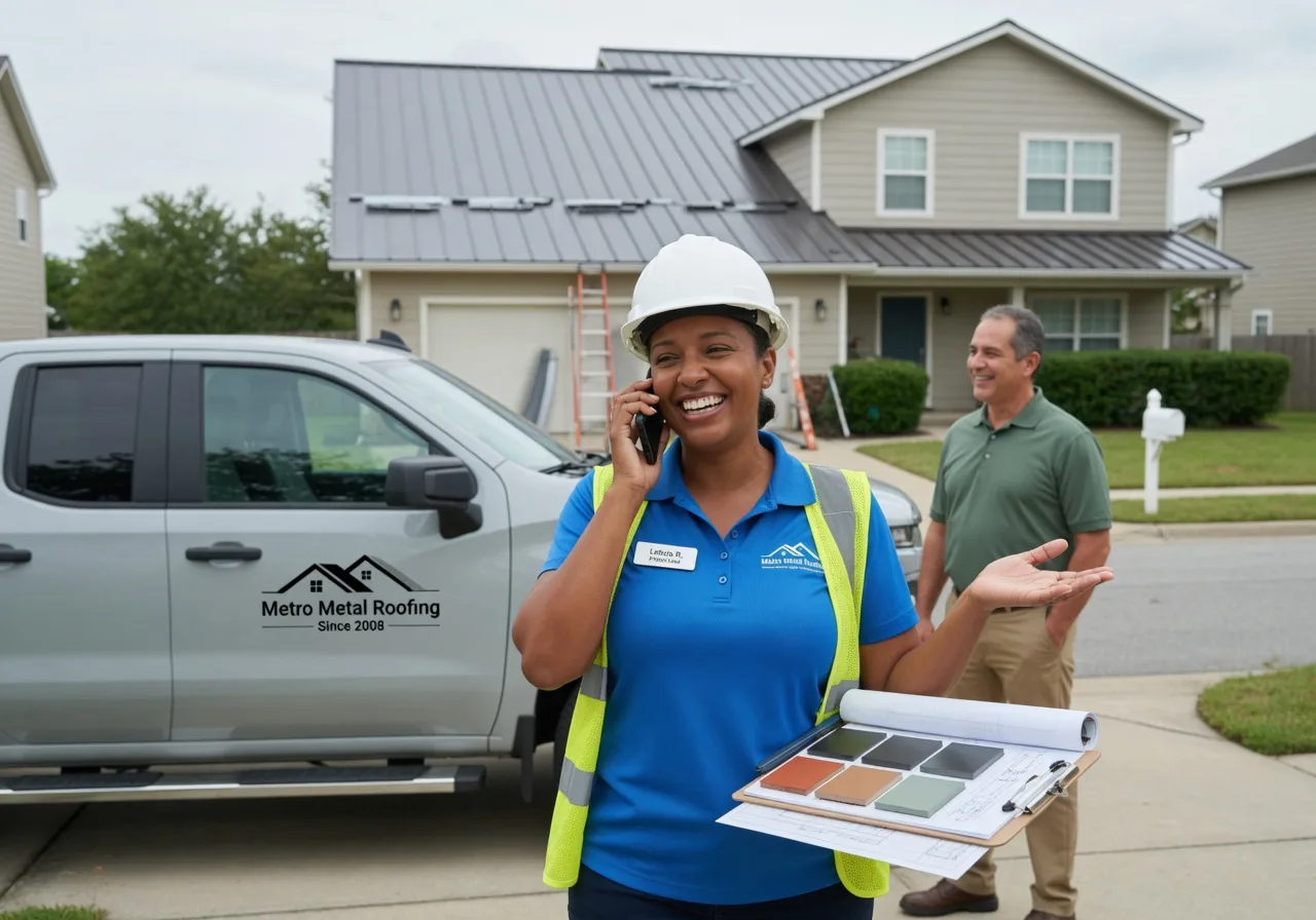 Storm Damage Metal Roof Repair in Lookout Mountain, TN